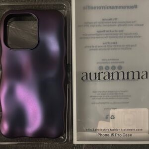 Purple Iridescent iPhone Case with Glossy Finish